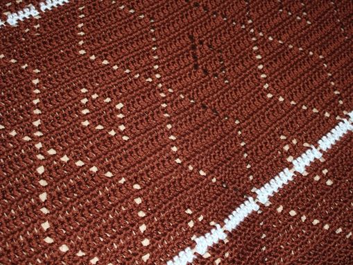 Custom Made Diamond Accented Crochet Afghan