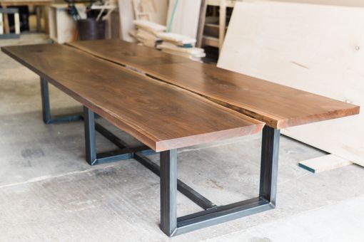 Custom Made Live Edge Boardroom Table