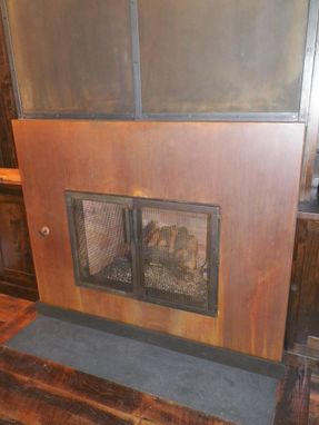 Custom Made Burnt Hollow Fireplaces