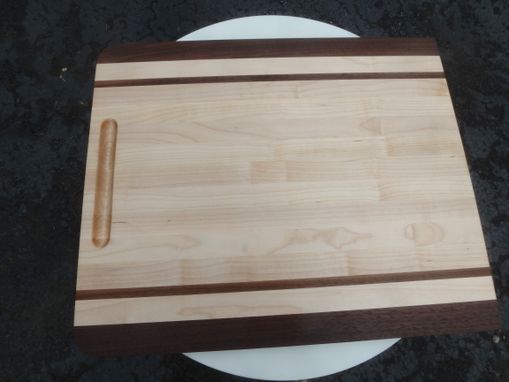 Custom Made Walnut/Maple In Counter Cutting Board