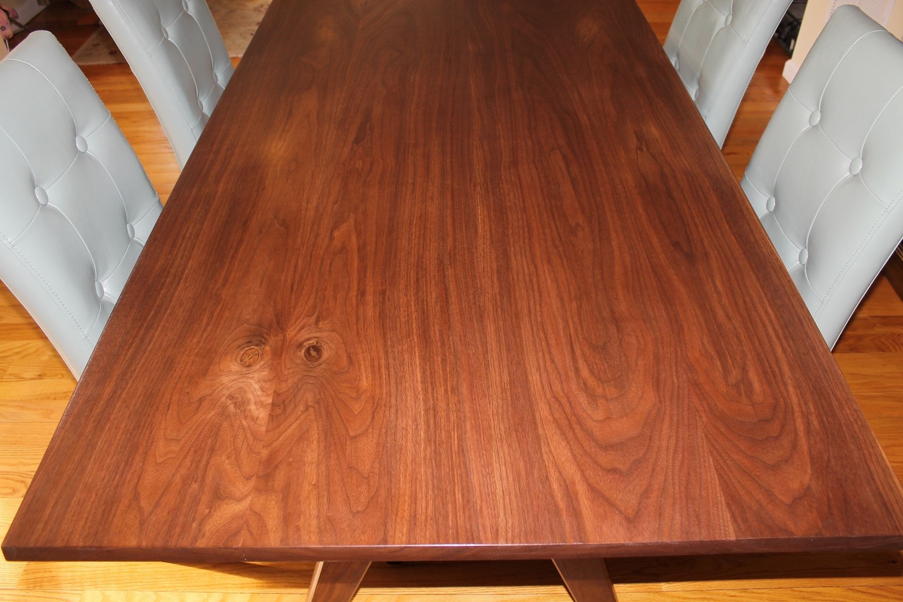 Hand Made Walnut Dining Table by Fredric Blum Design