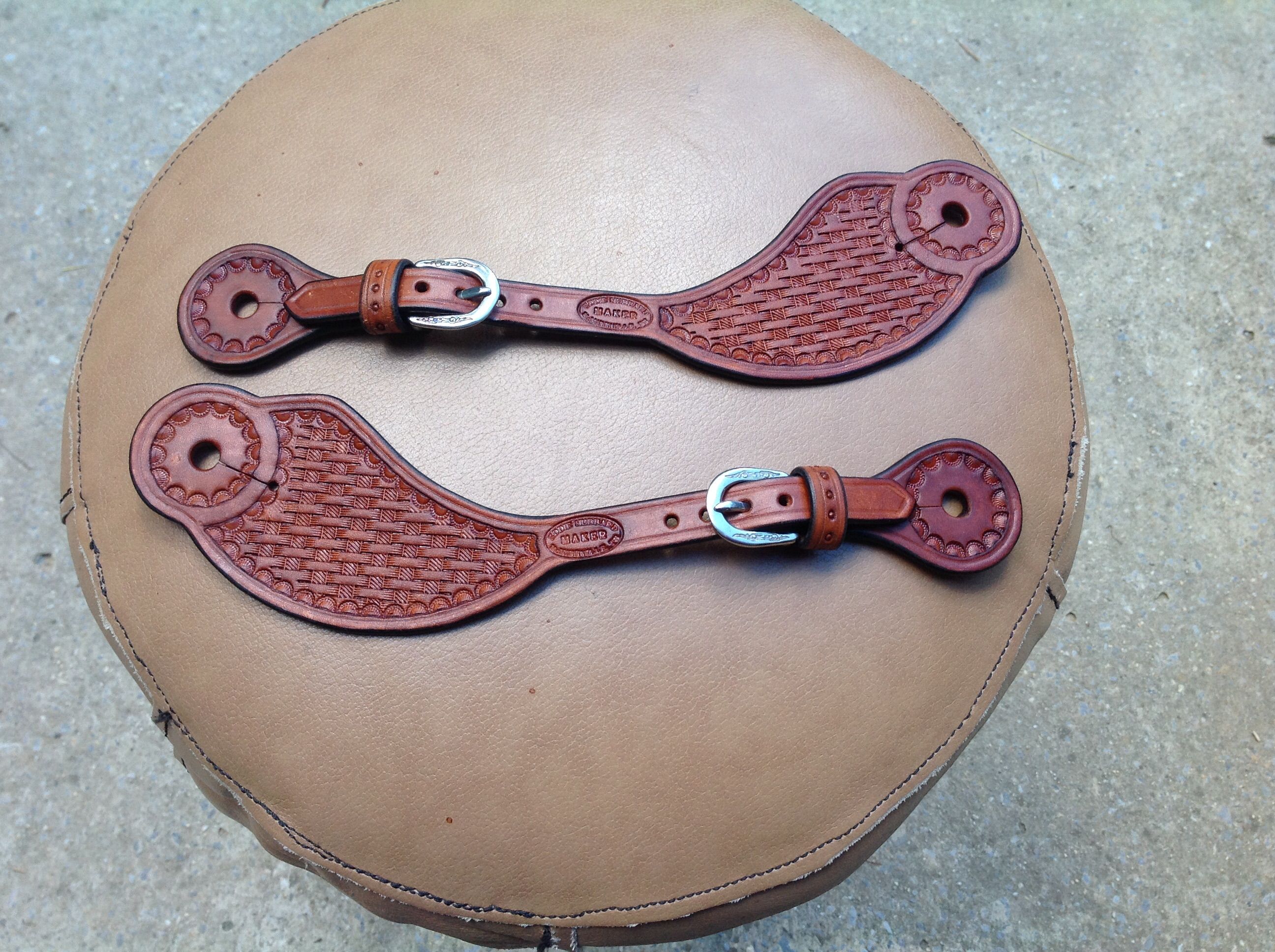 Handmade Custom Handcrafted Spur Straps by Hubbard Leather | CustomMade.com