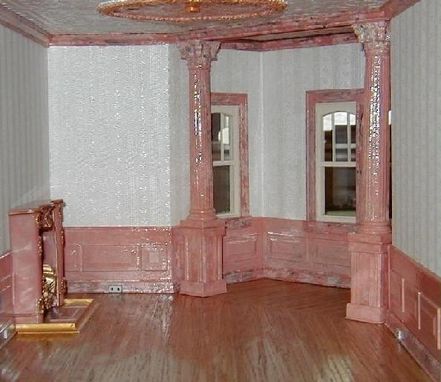 Custom Made Ny Brownstone Dollhouse Interior (Roombox)!