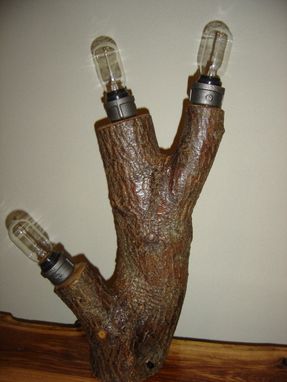 Custom Made Log And/Or Antler Lights & Lamps