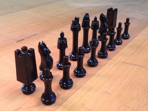 Custom Made Solid Wood Custom Chess Set