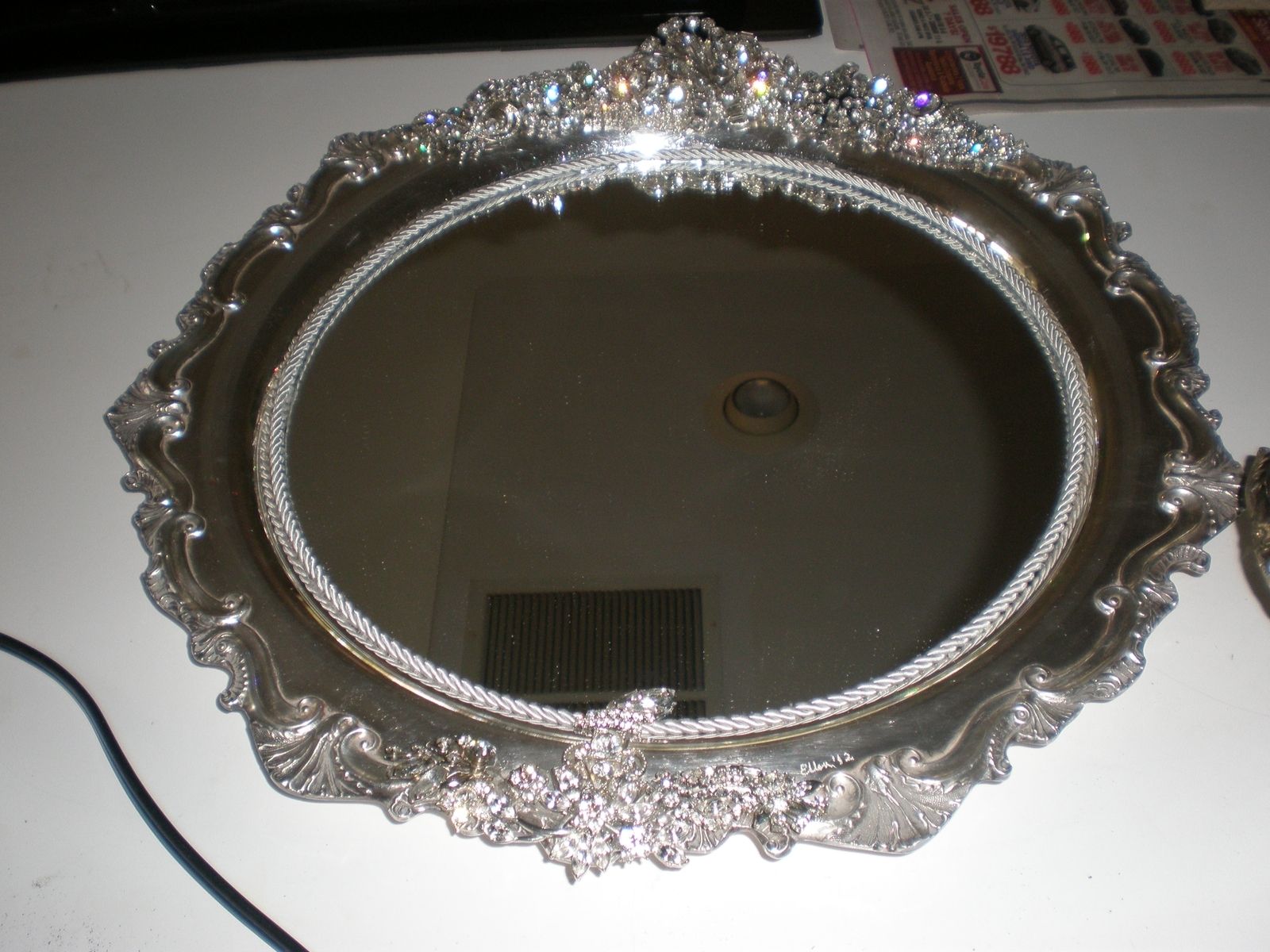Custom Jeweled Mirrors And Frames by Arc Designs By Ellen