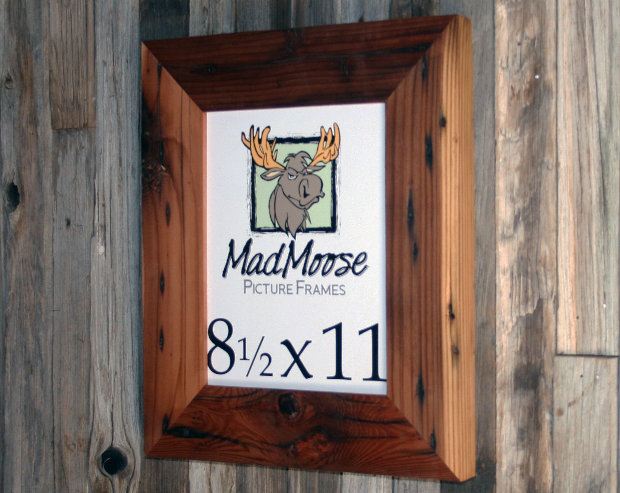 Hand Crafted Reclaimed Redwood Picture Frame Classic 3" by HistoricWoods by LunarCanyon