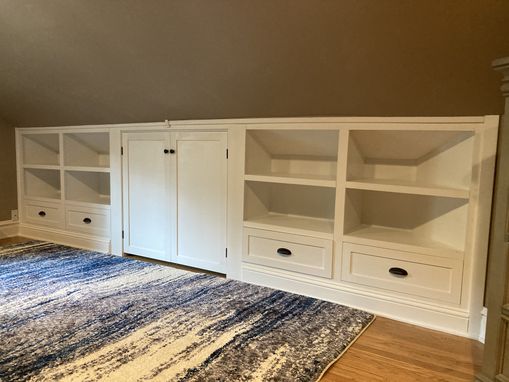 Custom Made Bedroom Dormer Cabinets