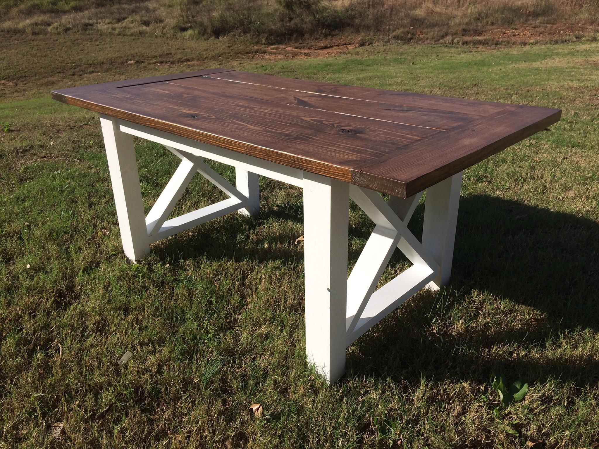 Custom Made Farmhouse Dining Room Table by Boardman Co Woodworks LLC ...