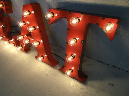 Custom Made Metal Letter Any One 18 Inch Steel Letters Light Fixture Sign Lighting