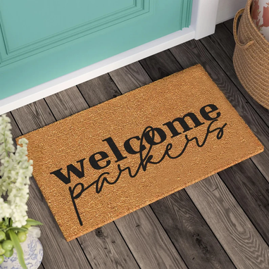 Custom Made Custom Doormat  Housewarming Gift  Wedding Gift