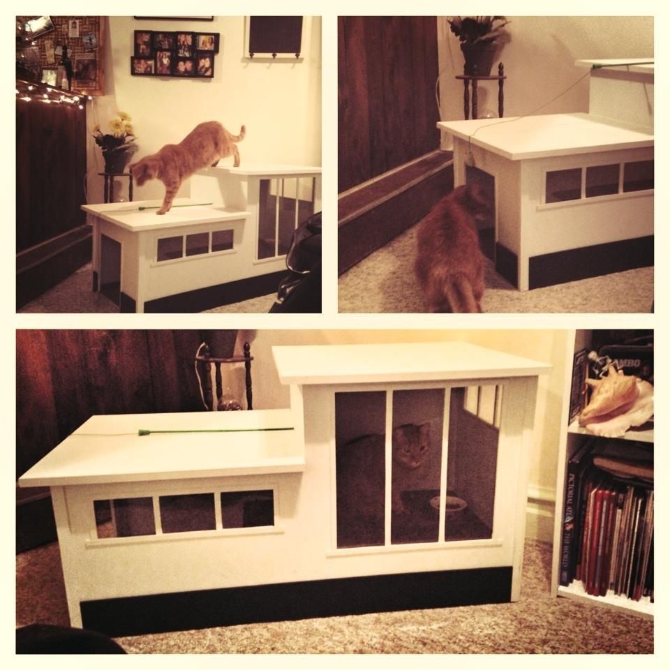 Custom Made Modern Styled Cat House by 610 Design | CustomMade.com