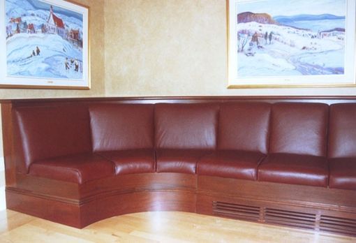 Custom Made Curved Banquette