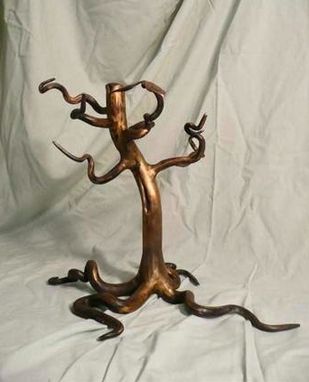 Custom Made Bronze Jewelry Tree