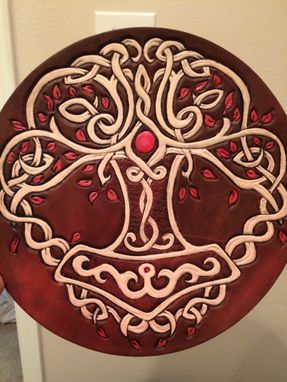 Custom Made Celtic/Viking/Norse Tree Of Life Trivet