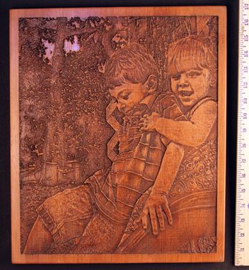 Custom Made Get Your Picture Carved Into Bamboo Or Other Wood Types