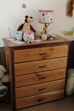 Custom Made Dresser / Bookshelf Set - Hickory / Walnut