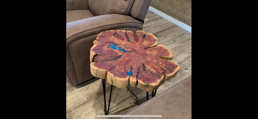 Custom Made Epoxy Cedar Cookie