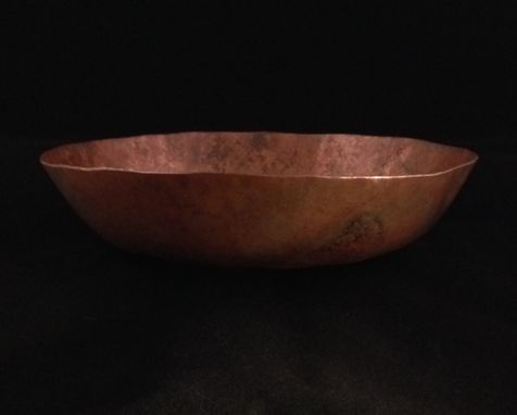 Custom Made Handmade Hammered Copper Bowl