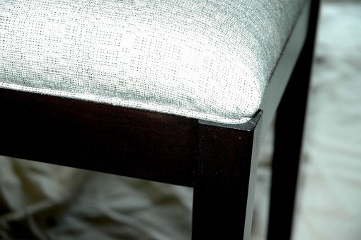 Custom Made Upholstered Vanity Stool