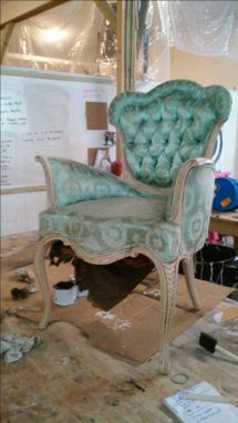Custom Made Refinished Antique Chair