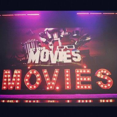 Custom Made Movie Theater Vintage Marquee Art Letter Bulb Channel 2ft X 2ft