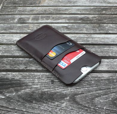 Custom Made Garny - №24 - Iphone 6 Leather Case - Dark Brown