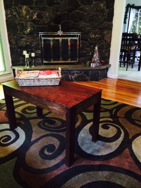 Custom Made Traditional Curly Cherry Coffee Table