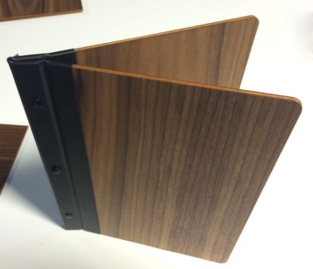 Custom Made Wood Menu/Report/Proposal Covers