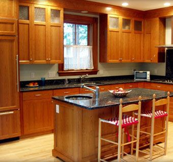 Custom Made Cherry Kitchen