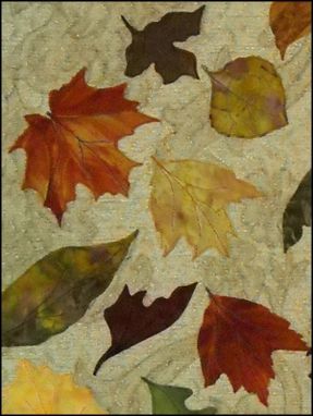 Buy Hand Made Autumn Free Fall Quilted Wall Hanging, made to order from ...