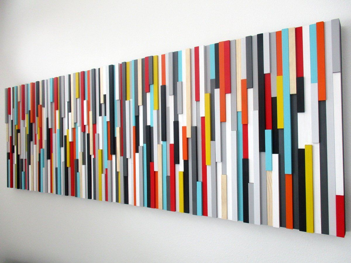 Buy Custom Abstract Painting, Wood Art, Wood Wall Art, Abstract Art