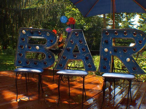 Custom Made Bar 2ftx2ft Each Outdoor Vintage Marquee Art Letter Smash Style Deluxe