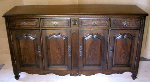 Custom Made Entertainment Cabinet In The French Style In Walnut
