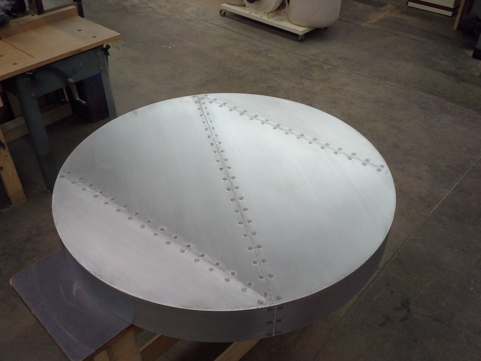 Handmade Zinc Coffee Table by B.Holland&Co