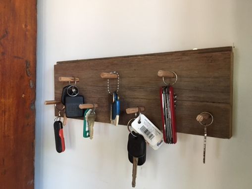 Custom Made Reclaimed Barn Siding Key Rack