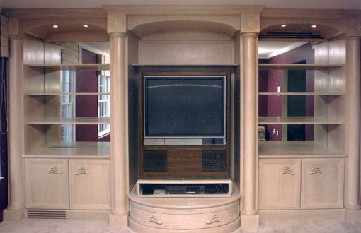 Custom Made Neo-Classic Entertainment Center