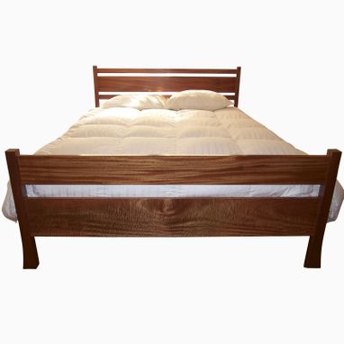 Custom Made Modern Mahogany Bed