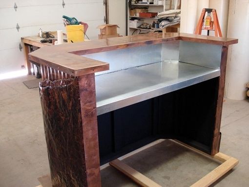 Custom Made Copper Reception Desk