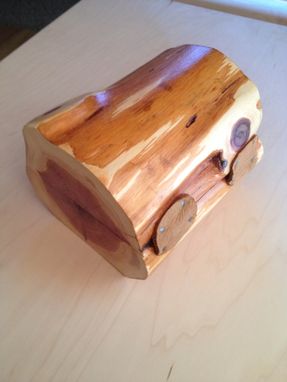 Custom Made Log Trinket Boxes