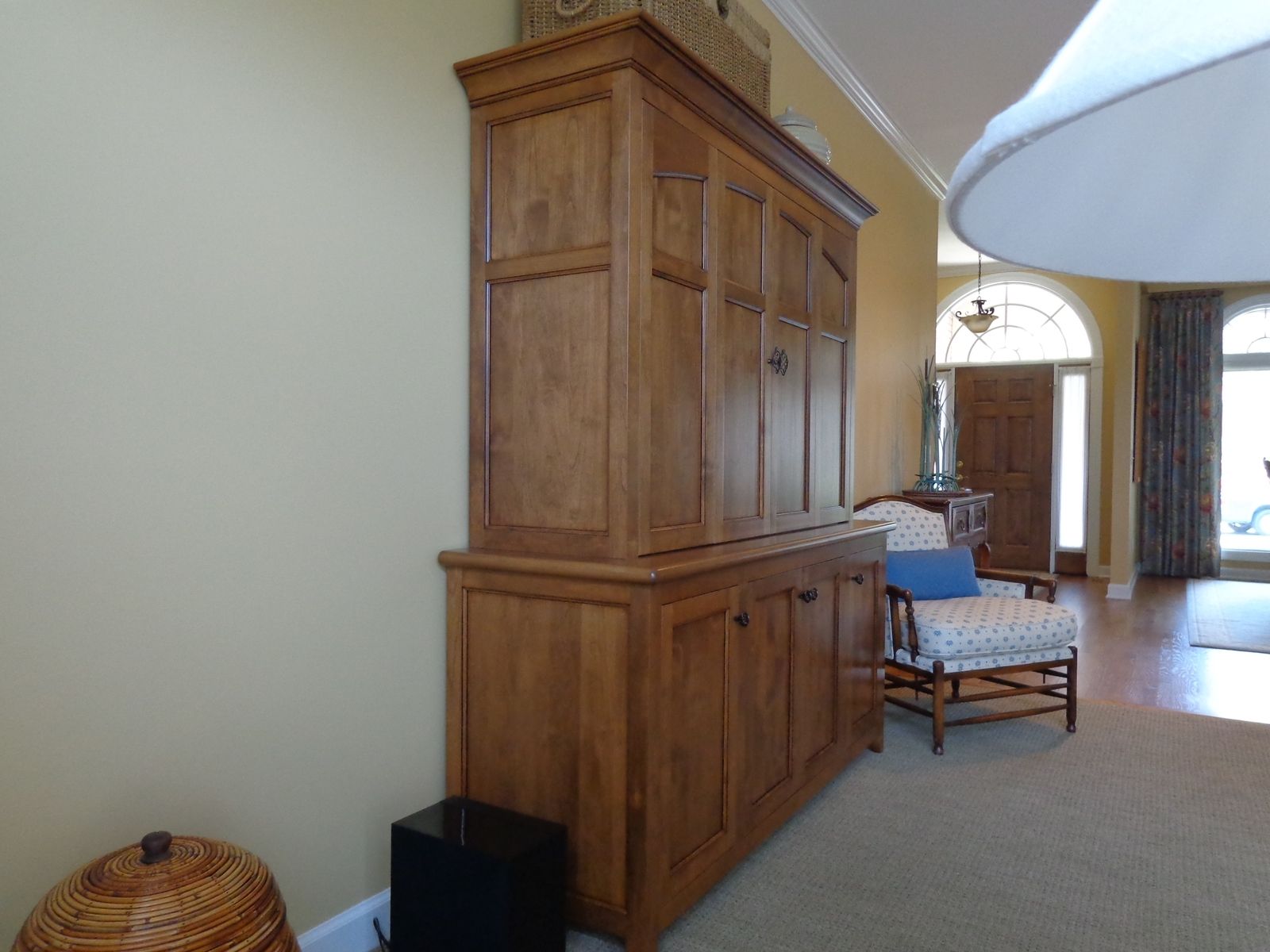 Custom Made Shaker Entertainment Center by Perfect Design