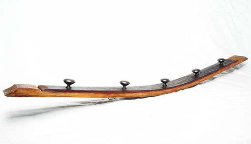 Custom Made Barrel Stave Coat Rack