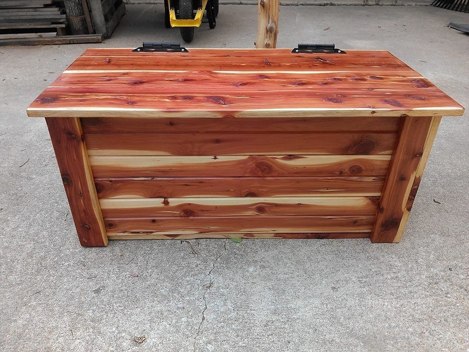 Custom Made Red Cedar Chest by Cedar Furniture Lodge