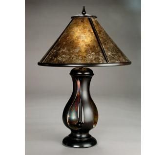 Custom Made Maurits Table Lamp With Translucent Wood Shade