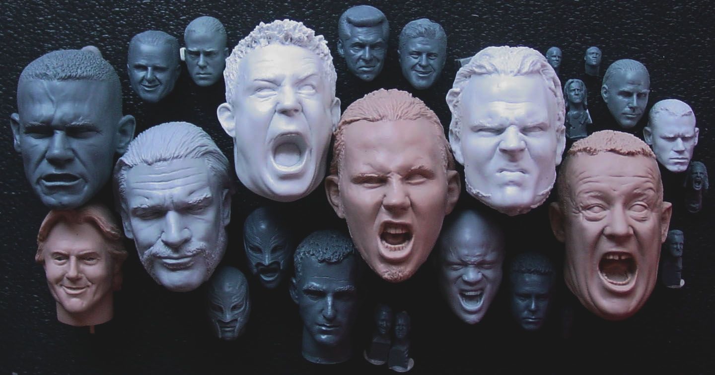 action figure custom head