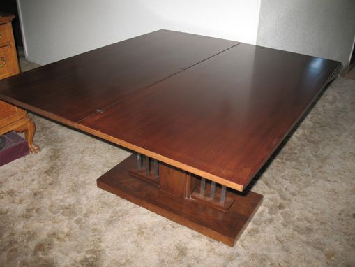 Custom Made Vintage Restored Console, Dining Table By Art Deco Icon Donald Deskey