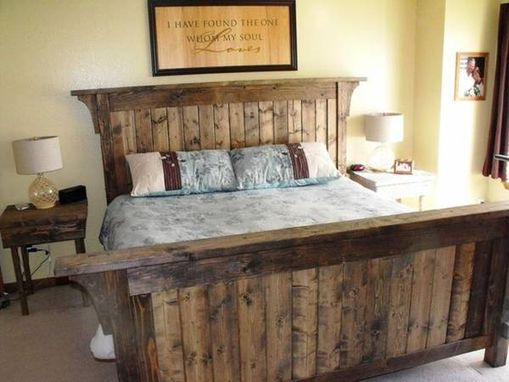 Custom Made Reclaimed Wood Beds