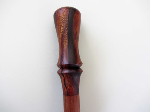 Custom Made Walking Stick/Cane Handmade Of Cocobolo & Brazilian Cherry