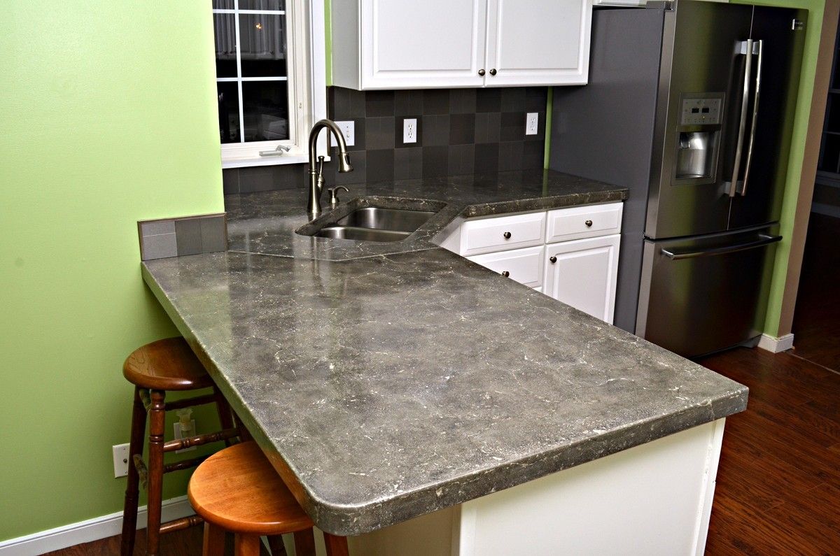 Custom Made Kitchen Countertops Concrete By Formed Stone Design