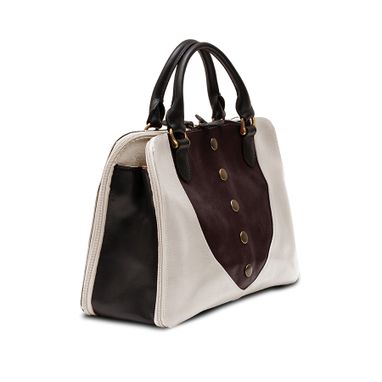 Custom Made Stylish Italian Leather Handbag, Roomy And Colorful. Original Bag, Made In Italy